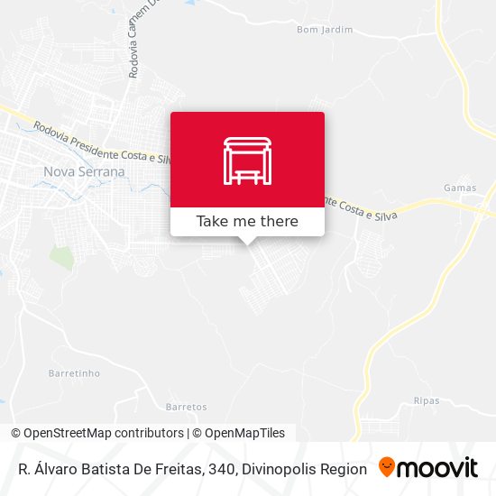 R. Álvaro Batista De Freitas, 340 map