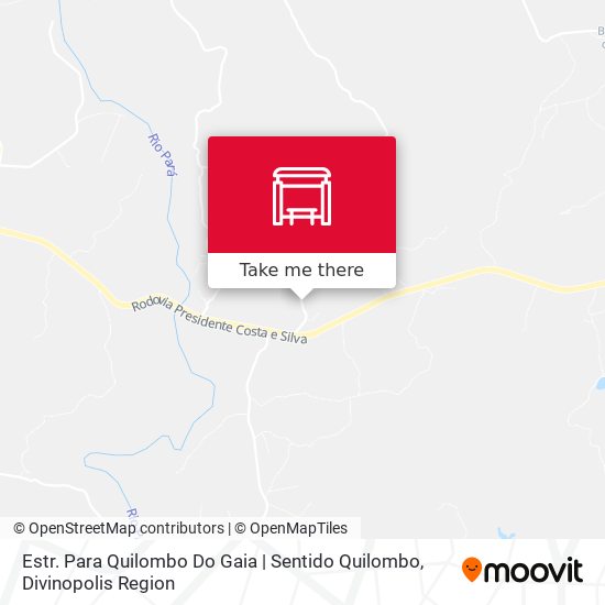 Estr. Para Quilombo Do Gaia | Sentido Quilombo map