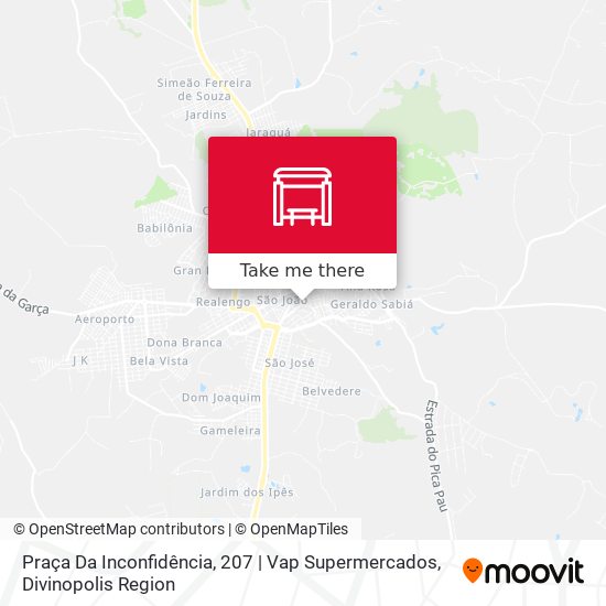 Praça Da Inconfidência, 207 | Vap Supermercados map