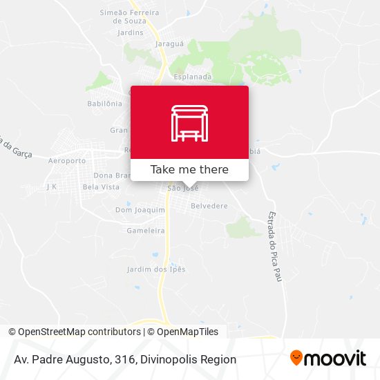 Av. Padre Augusto, 316 map