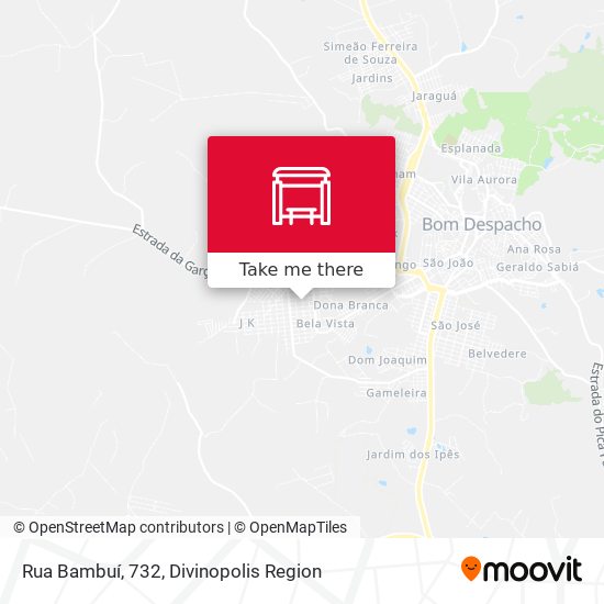 Rua Bambuí, 732 map