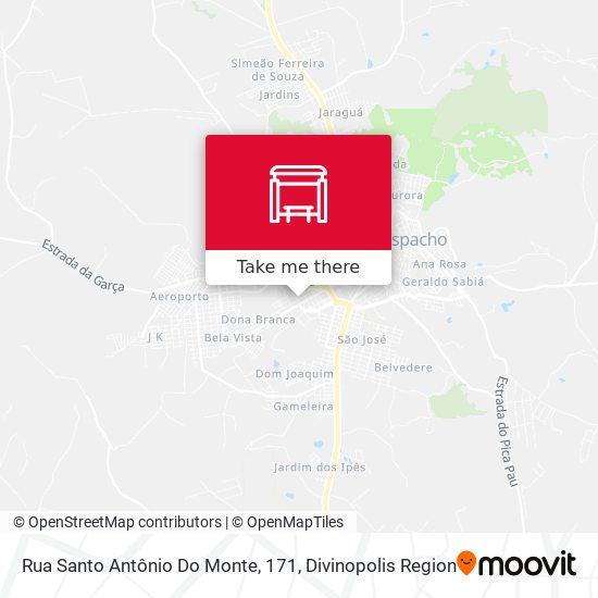 Rua Santo Antônio Do Monte, 171 map