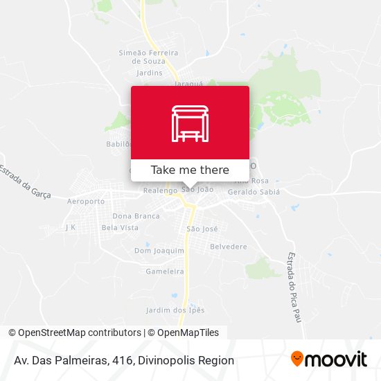 Av. Das Palmeiras, 416 map