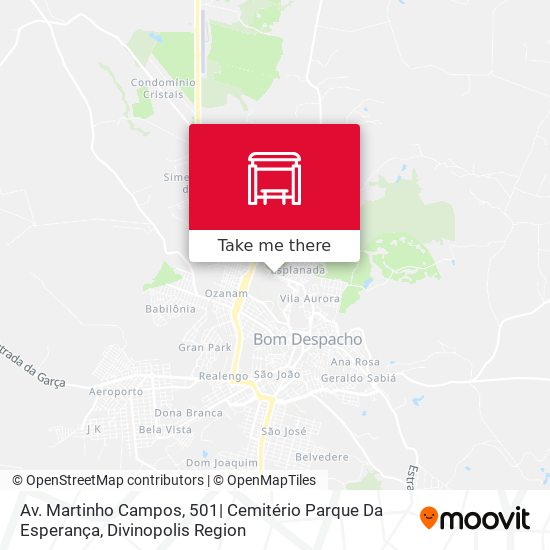 Av. Martinho Campos, 501| Cemitério Parque Da Esperança map