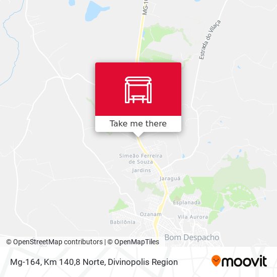 Mg-164, Km 140,8 Norte map