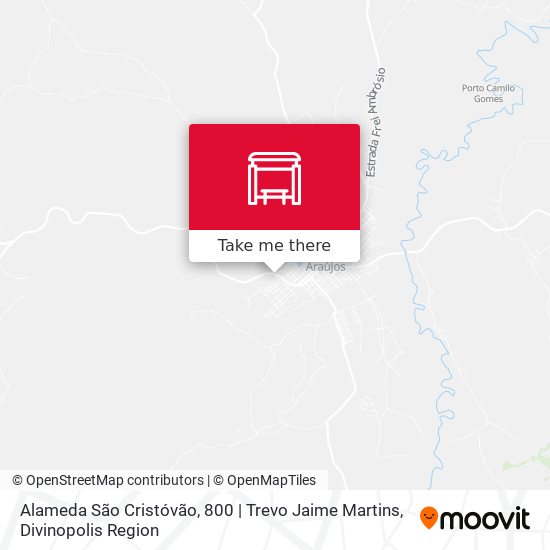 Mapa Alameda São Cristóvão, 800 | Trevo Jaime Martins