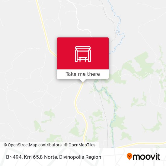 Br-494, Km 65,8 Norte map
