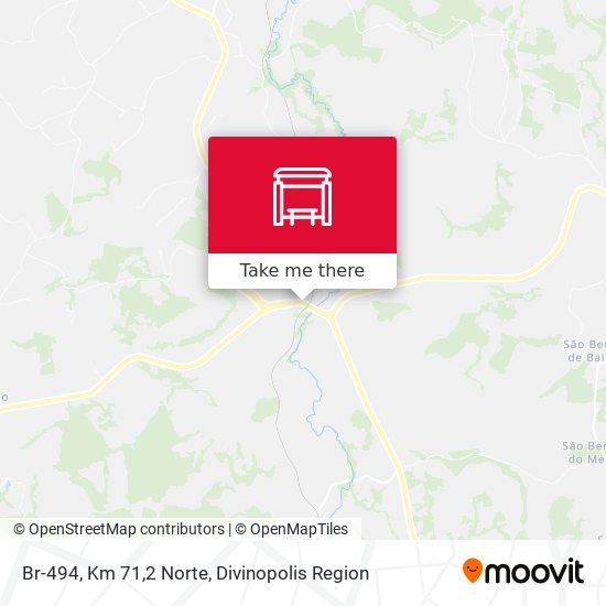 Br-494, Km 71,2 Norte map