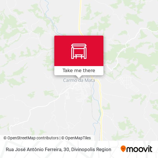Rua José Antônio Ferreira, 30 map