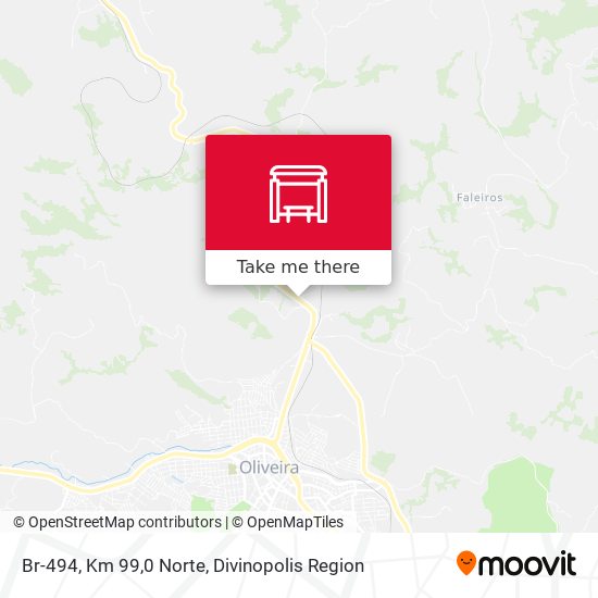 Br-494, Km 99,0 Norte map