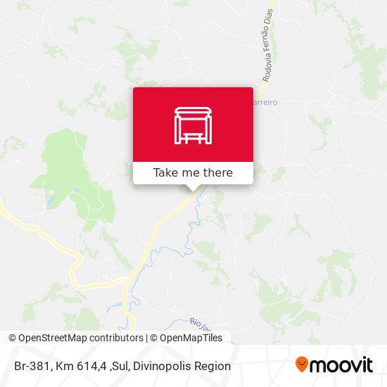 Br-381, Km 614,4 ,Sul map
