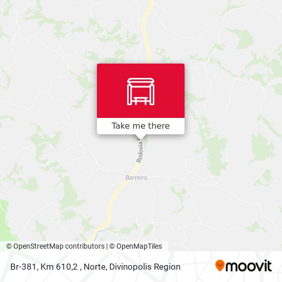 Br-381, Km 610,2 , Norte map
