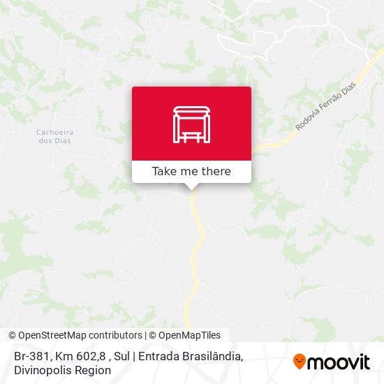 Br-381, Km 602,8 , Sul | Entrada Brasilândia map