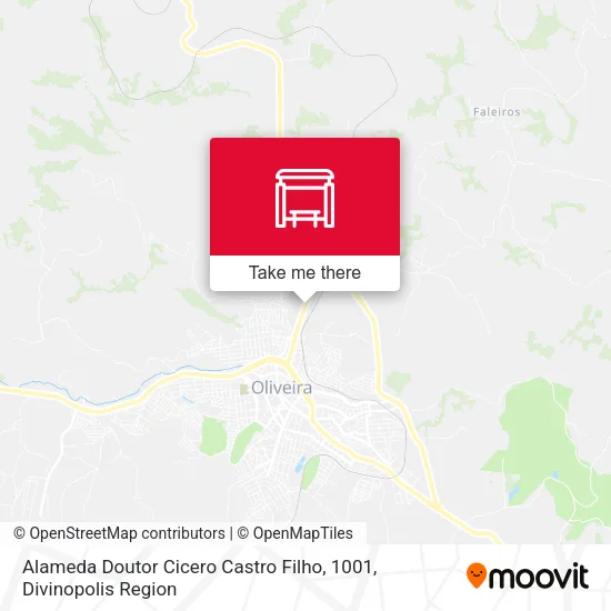 Alameda Doutor Cicero Castro Filho, 1001 map