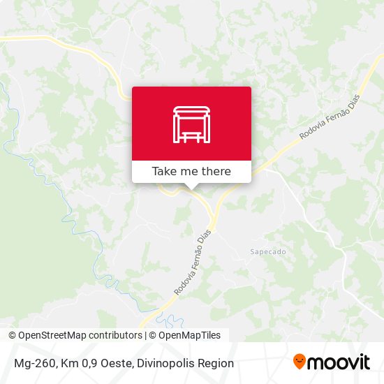 Mg-260, Km 0,9 Oeste map