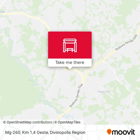 Mg-260, Km 1,4 Oeste map