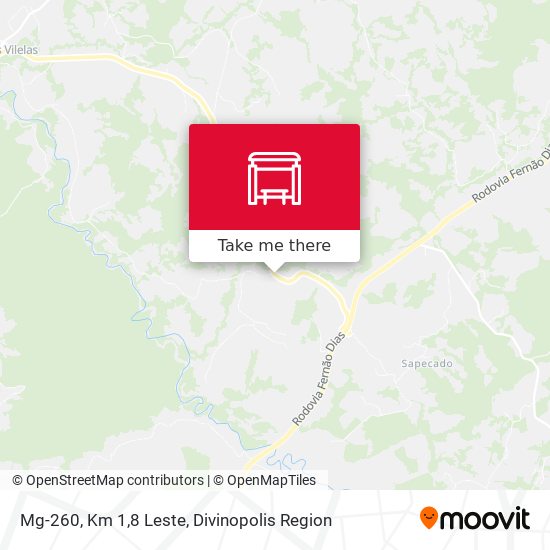 Mg-260, Km 1,8 Leste map