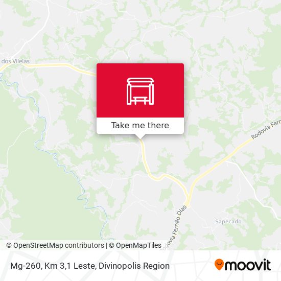 Mg-260, Km 3,1 Leste map