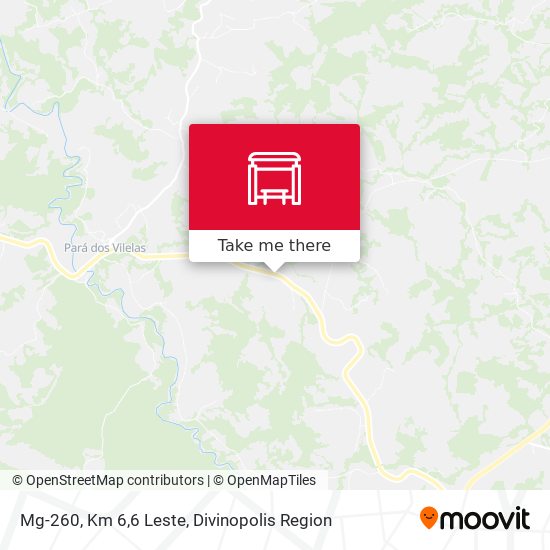 Mg-260, Km 6,6 Leste map
