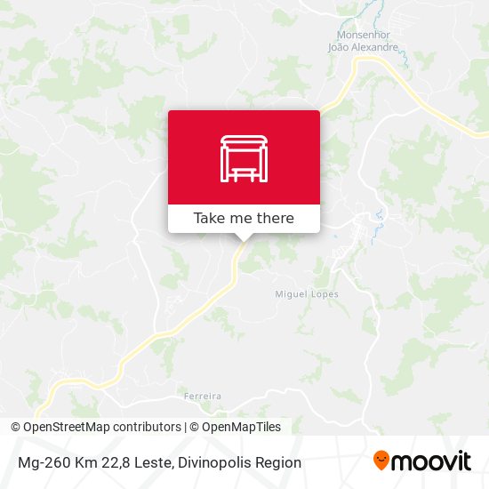 Mg-260 Km 22,8 Leste map