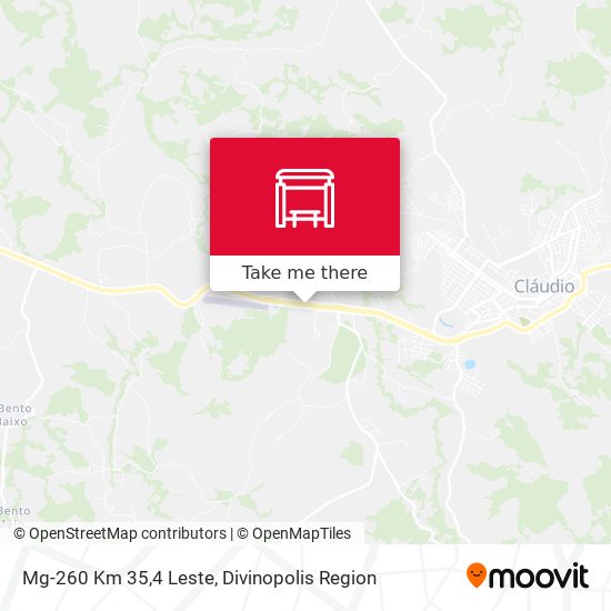 Mg-260 Km 35,4 Leste map