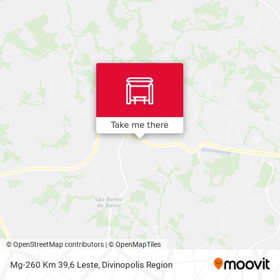 Mg-260 Km 39,6 Leste map