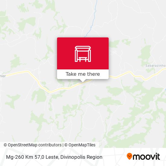 Mg-260 Km 57,0 Leste map