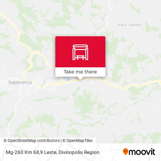 Mg-260 Km 68,9 Leste map
