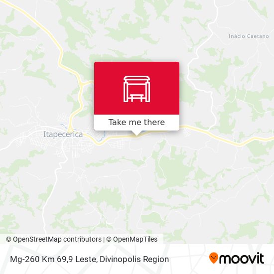 Mg-260 Km 69,9 Leste map