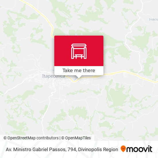 Av. Ministro Gabriel Passos, 794 map