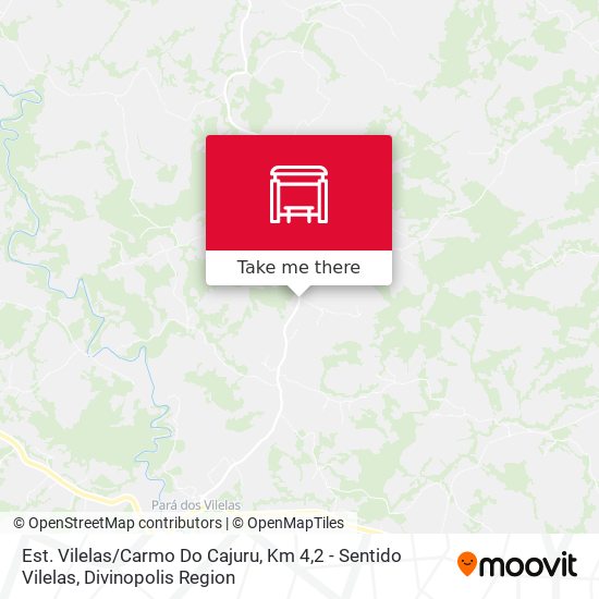 Est. Vilelas / Carmo Do Cajuru, Km 4,2 - Sentido Vilelas map