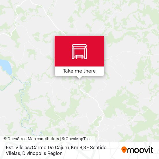 Est. Vilelas / Carmo Do Cajuru, Km 8,8 - Sentido Vilelas map