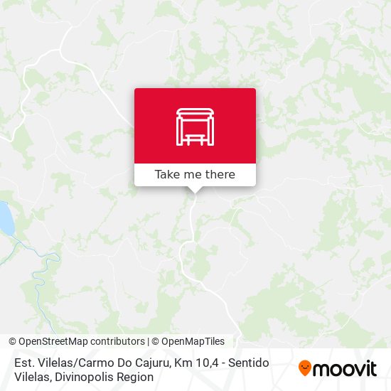 Est. Vilelas / Carmo Do Cajuru, Km 10,4 - Sentido Vilelas map