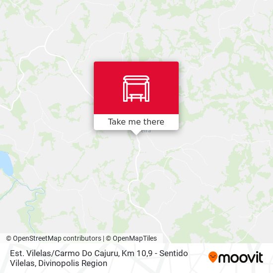 Est. Vilelas / Carmo Do Cajuru, Km 10,9 - Sentido Vilelas map