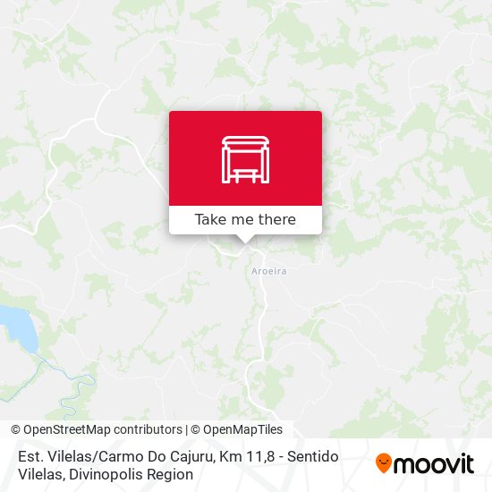 Est. Vilelas / Carmo Do Cajuru, Km 11,8 - Sentido Vilelas map