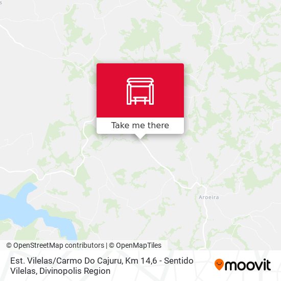 Est. Vilelas / Carmo Do Cajuru, Km 14,6 - Sentido Vilelas map
