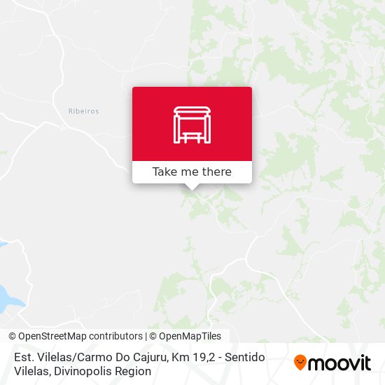 Est. Vilelas / Carmo Do Cajuru, Km 19,2 - Sentido Vilelas map