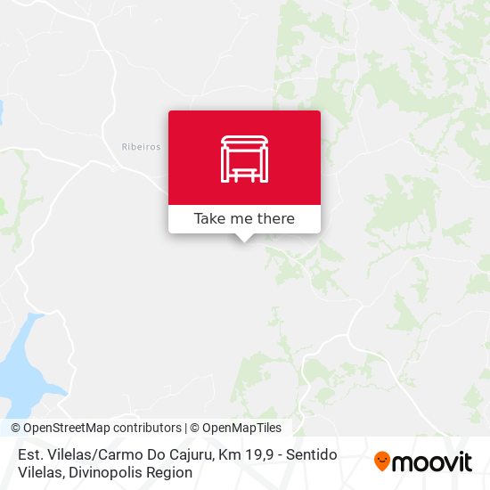 Est. Vilelas / Carmo Do Cajuru, Km 19,9 - Sentido Vilelas map