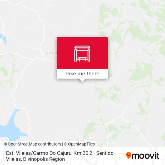 Est. Vilelas / Carmo Do Cajuru, Km 20,2 - Sentido Vilelas map