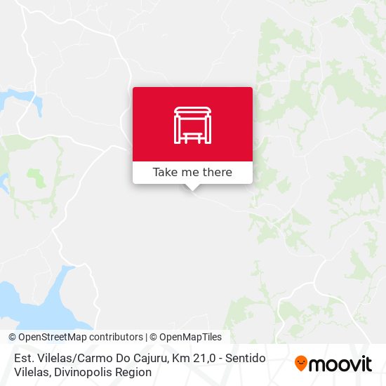Est. Vilelas / Carmo Do Cajuru, Km 21,0 - Sentido Vilelas map