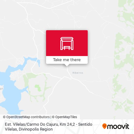 Est. Vilelas / Carmo Do Cajuru, Km 24,2 - Sentido Vilelas map