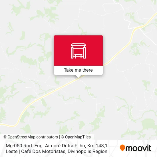Mg-050 Rod. Eng. Aimoré Dutra Filho, Km 148,1 Leste | Café Dos Motoristas map