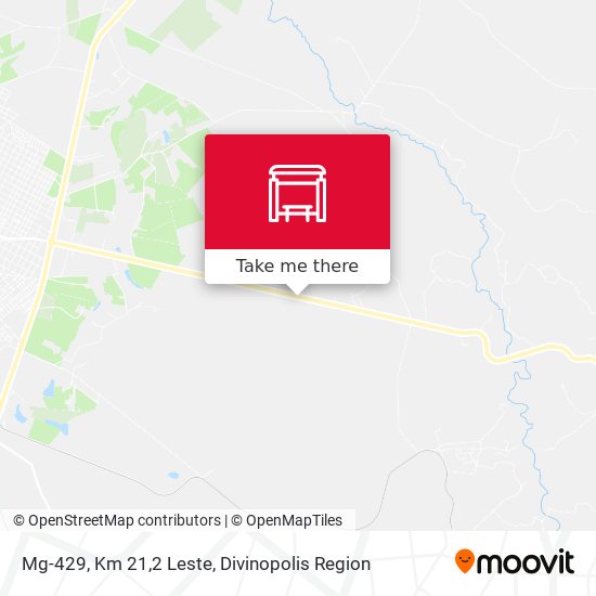 Mg-429, Km 21,2 Leste map