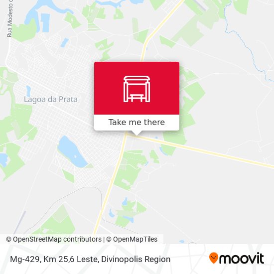 Mg-429, Km 25,6 Leste map