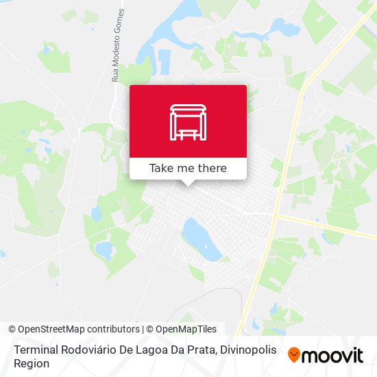 Terminal Rodoviário De Lagoa Da Prata map