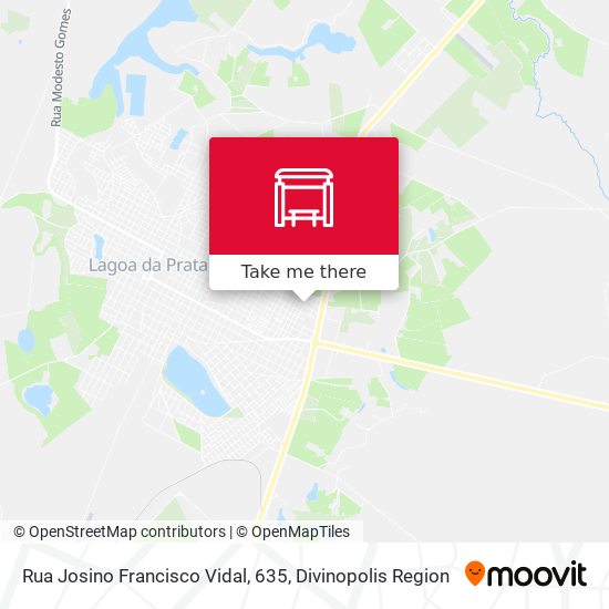 Mapa Rua Josino Francisco Vidal, 635