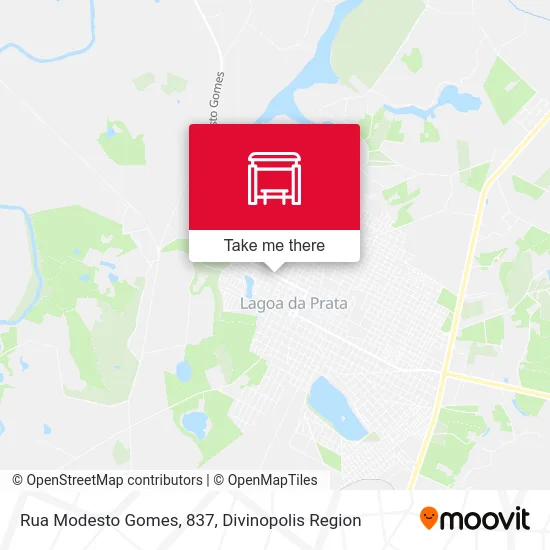 Rua Modesto Gomes, 837 map