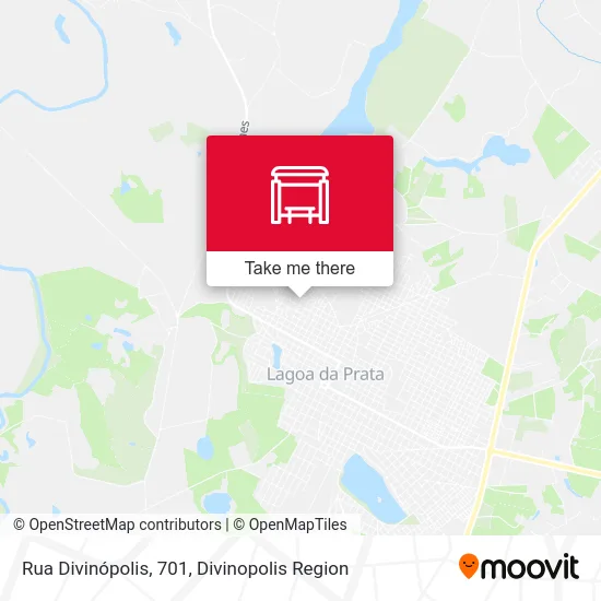 Rua Divinópolis, 701 map