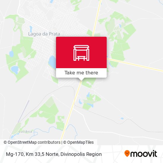 Mg-170, Km 33,5 Norte map