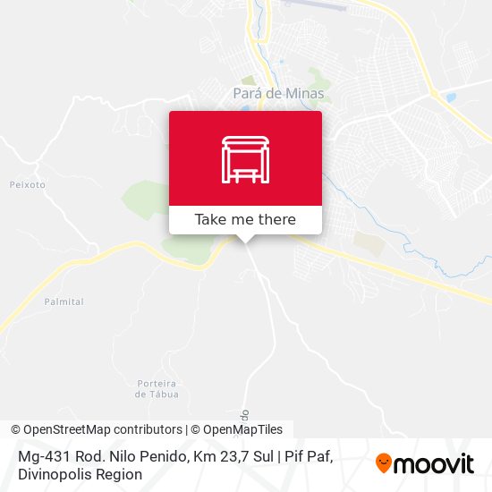 Mg-431 Rod. Nilo Penido, Km 23,7 Sul | Pif Paf map